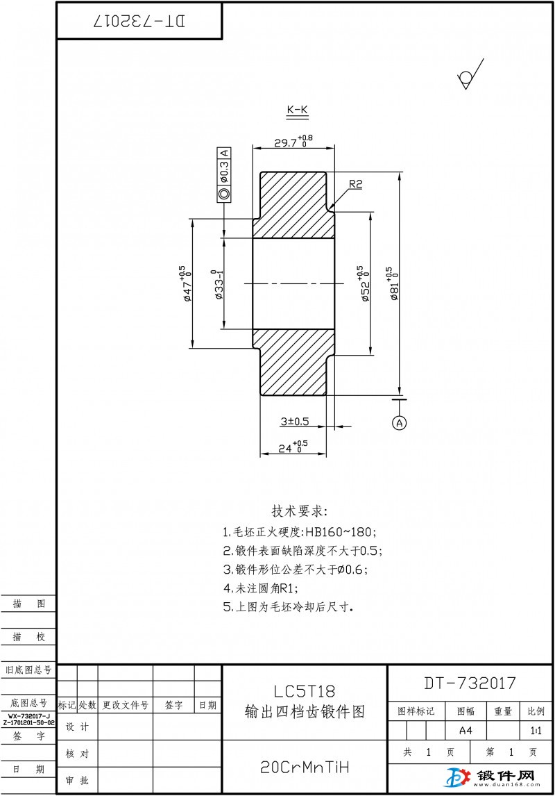 求購齒輪鍛件